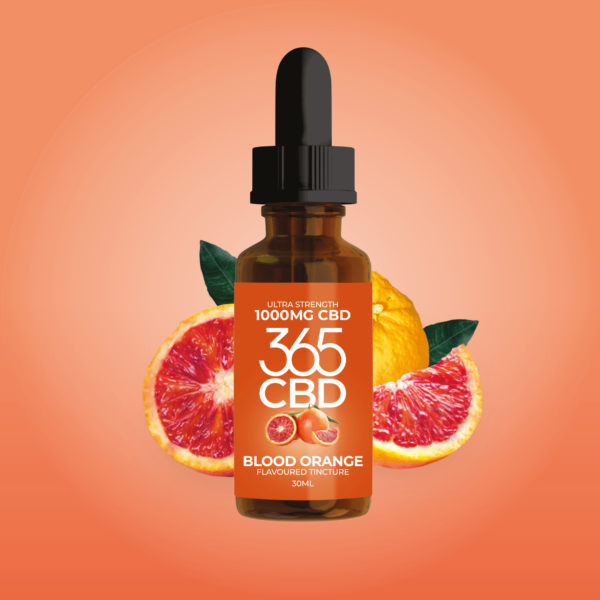365 CBD - Blood Orange Flavour Tincture - 1000mg (Copy) (Copy) (Copy) (Copy) (Copy)